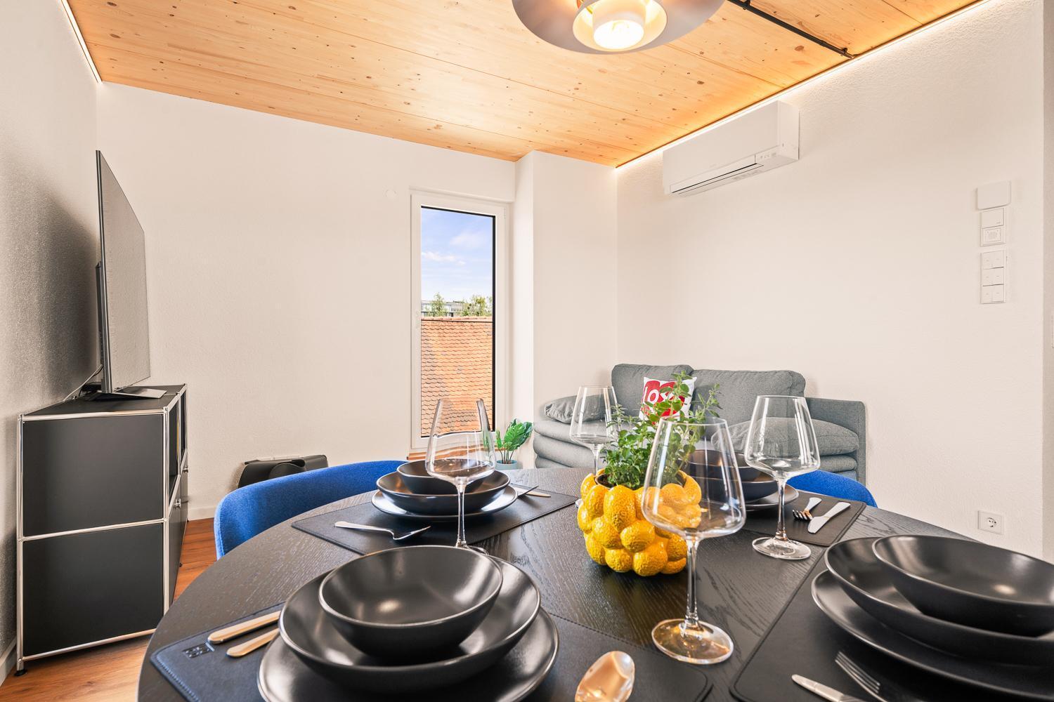 Penthouse Mit Traumhafter Terrasse Klimatisiert Apartman FDH Kültér fotó
